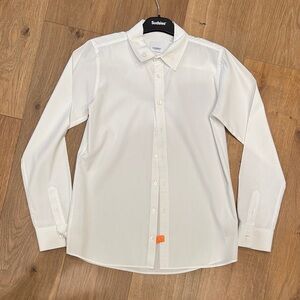 Burberry White Kids Button Down Shirt